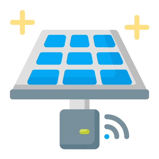 Solar panel technology ecology and environment solar panel icon Solar panel technology ecology and environment solar panel icon