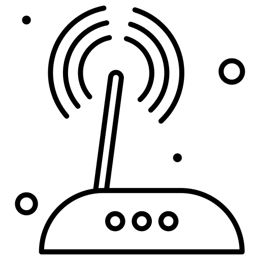 Wireless router communications wifi router wifi signal icon Wireless router communications wifi router wifi signal icon