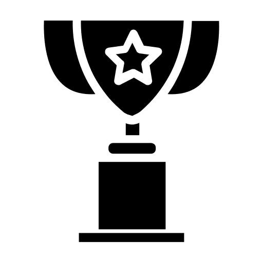 Trophy education academic study icon