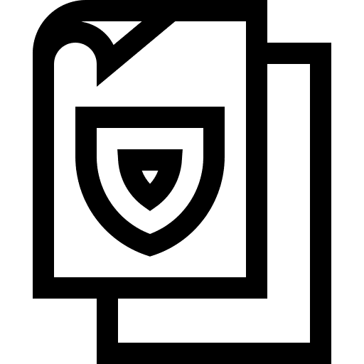 Document insurance archive document icon