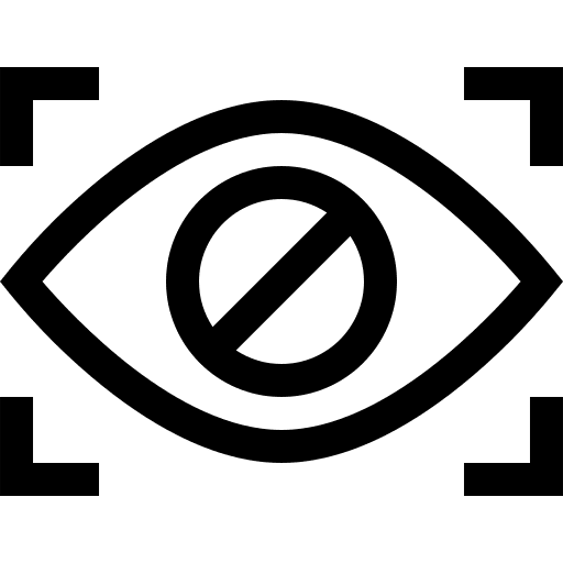 Hidden blind blindness hidden icon