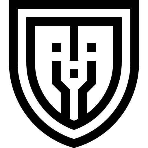 Protection check mark protect weapons icon