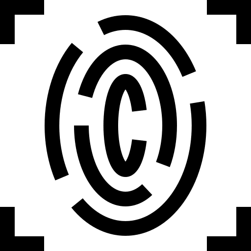 Fingerprint fingerprint scan biometric identification security icon Fingerprint fingerprint scan biometric identification security icon