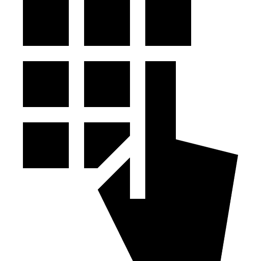 Keypad ui interface telephone icon Keypad ui interface telephone icon