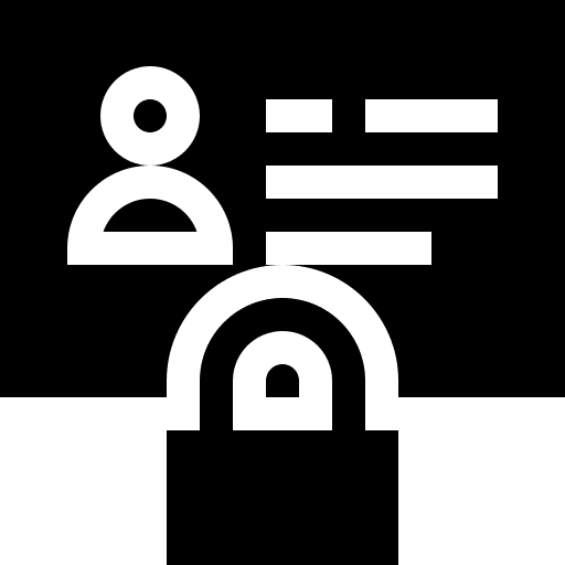 Personal data security safe personal data icon Personal data security safe personal data icon