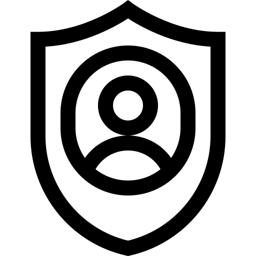 Customer insurance agent check mark customer icon