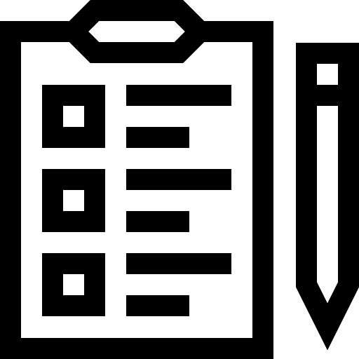 Wishlist education list task icon