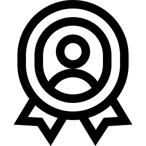 Rating medal rating user icon