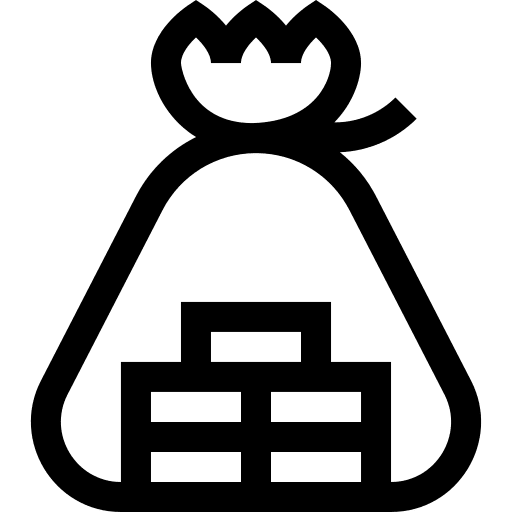 Rich poor commerce and shopping money icon