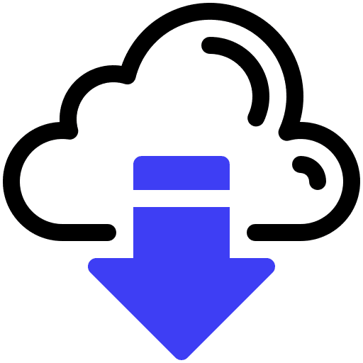 Cloud computing cloud download seo and web cloud computing icon