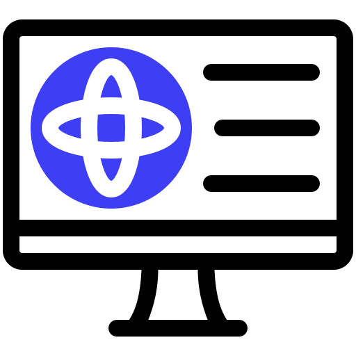 Computer technology ui screen icon