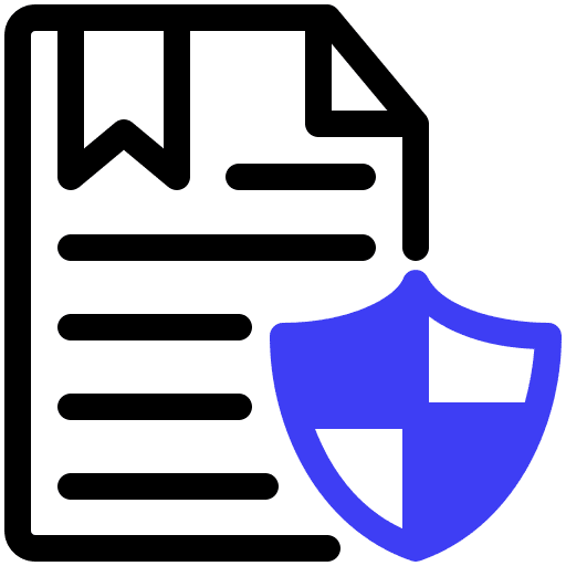Document secure file document icon