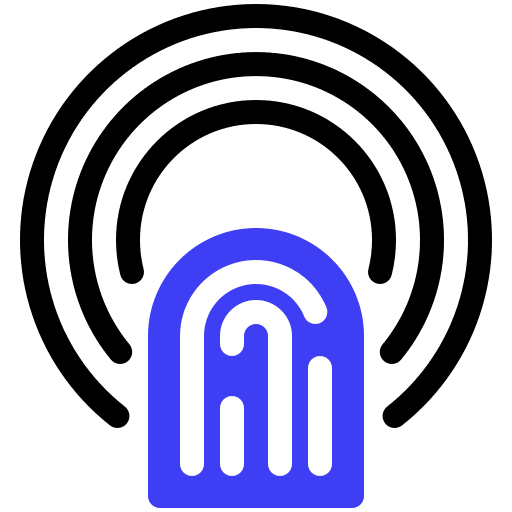 Fingerprint secure fingerprint security icon Fingerprint secure fingerprint security icon