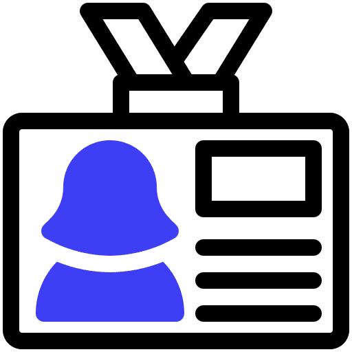 Identity card id card identity card identification icon Identity card id card identity card identification icon