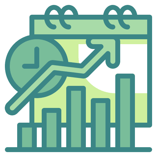 Calendar time clock time and date icon