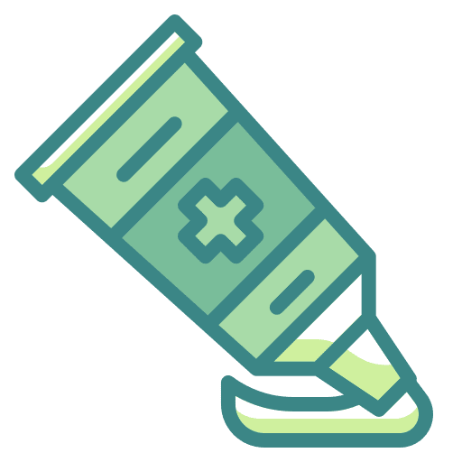Ointment healthcare and medical cosmetic dermathology icon
