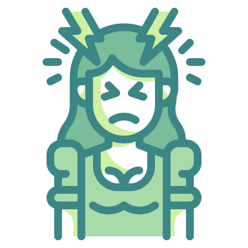 Headache sick head healthcare and medical icon