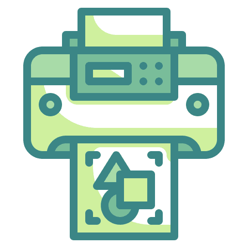 Printer printer print art and design icon