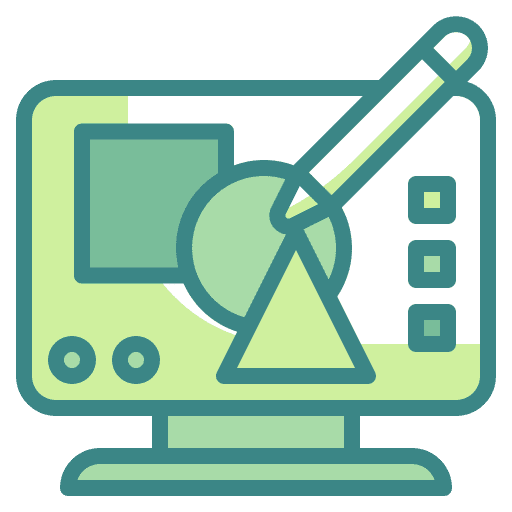 Shapes graphic art and design screen icon