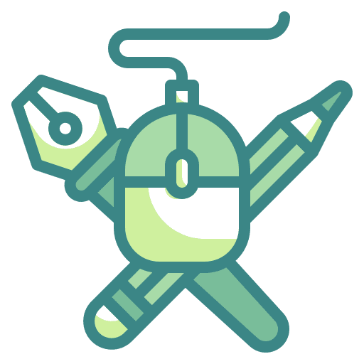 Mouse select art and design drawing icon