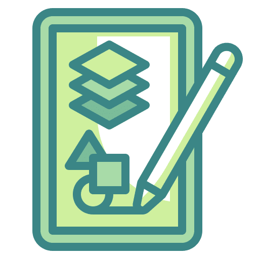 Tablet art and design design graphic icon