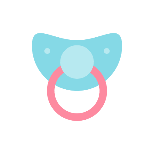 Baby dummy pacifier motherhood feeder icon