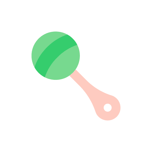 Rattle kid and baby rattle childhood icon Rattle kid and baby rattle childhood icon