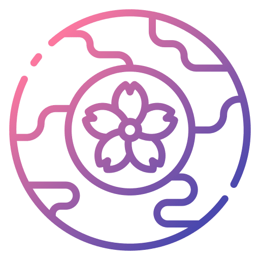 Around the world sakura planet earth miscellaneous icon Around the world sakura planet earth miscellaneous icon