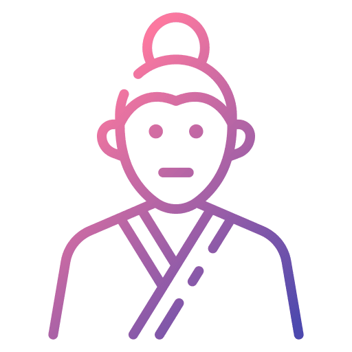 Man samurai miscellaneous japanese icon Man samurai miscellaneous japanese icon