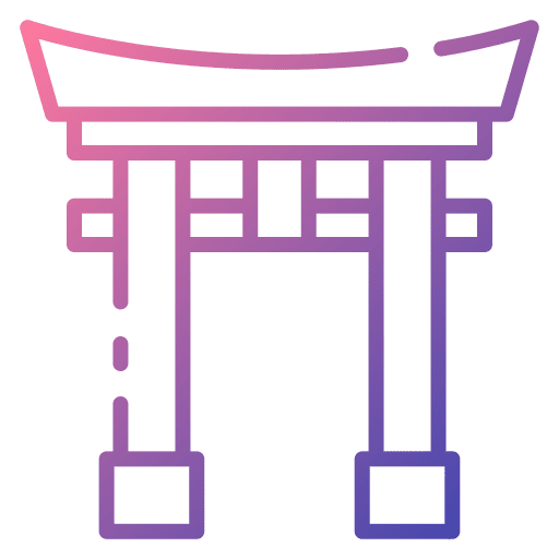 Torii itsukushima shrine shinto cultures icon Torii itsukushima shrine shinto cultures icon