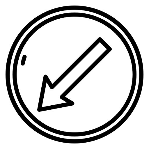 Keep left transportation signaling traffic sign icon