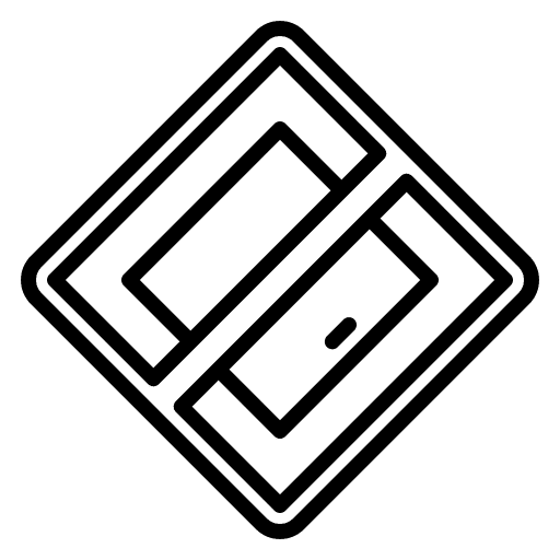End of priority road sign regulation traffic icon End of priority road sign regulation traffic icon