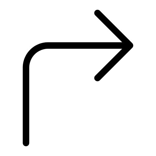 Turn right arrow symbol orientation icon Turn right arrow symbol orientation icon