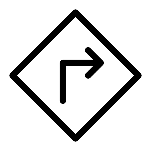 Turn right signaling turn right sign icon Turn right signaling turn right sign icon