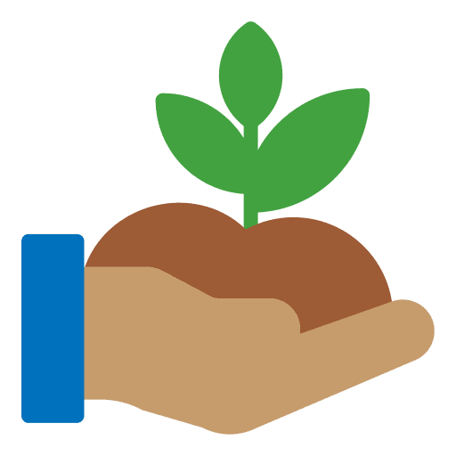Plant farming and gardening hand ecology and environment icon Plant farming and gardening hand ecology and environment icon