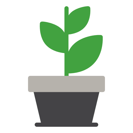 Pot farming and gardening pot plant icon Pot farming and gardening pot plant icon