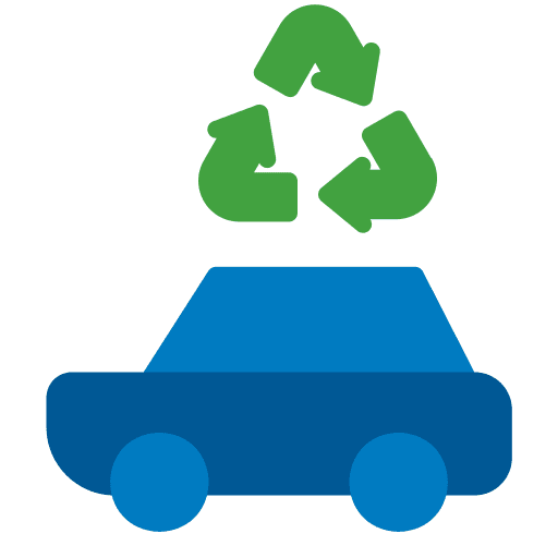 Vehicle ecology and environment automobile garbage truck icon Vehicle ecology and environment automobile garbage truck icon