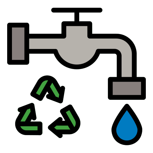 Water faucet plumbing water faucet save water icon