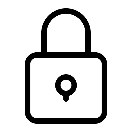 Lock restricted security locked icon