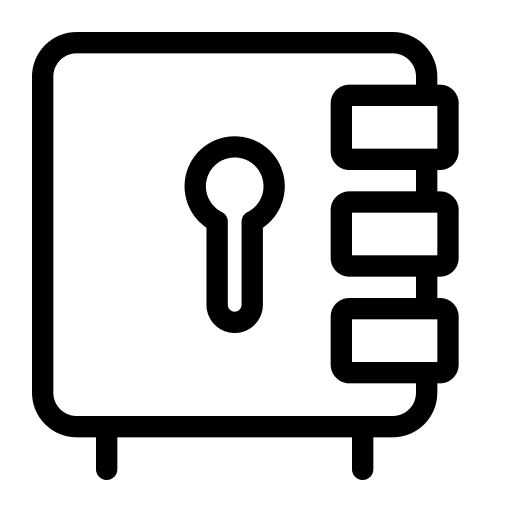 Safebox closed safebox safe icon