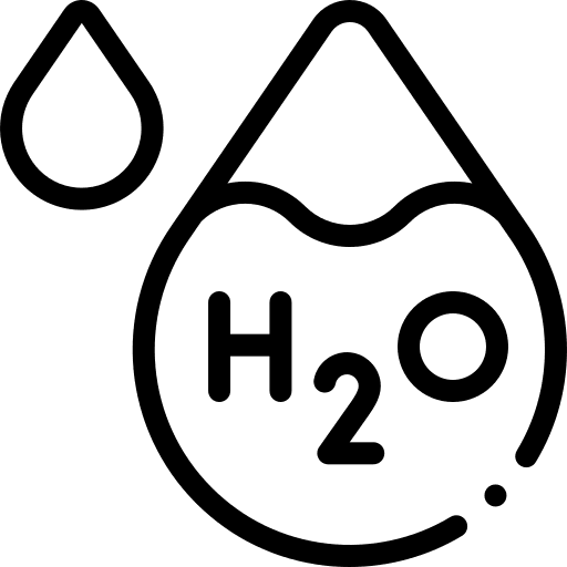 H2o h2o chemistry chemical icon