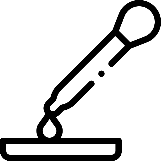 Dropper healthcare and medical test laboratory icon Dropper healthcare and medical test laboratory icon