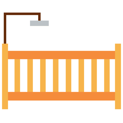 Crib cradle crib childhood icon Crib cradle crib childhood icon