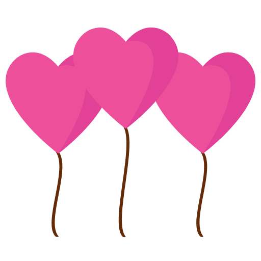 Balloons mothers day celebration entertainment icon Balloons mothers day celebration entertainment icon