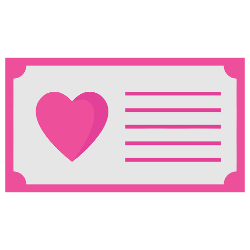 Greeting card love and romance heart valentines day icon Greeting card love and romance heart valentines day icon