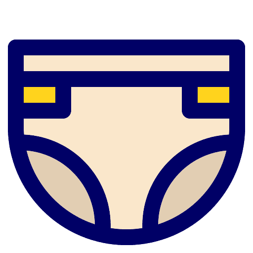 Diaper kid child toy icon