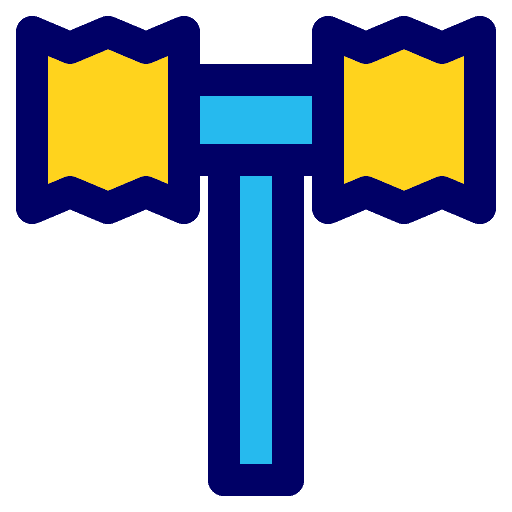 Hammer child hammer toy icon