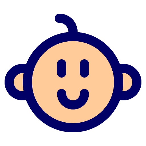 Baby people kid smile icon Baby people kid smile icon