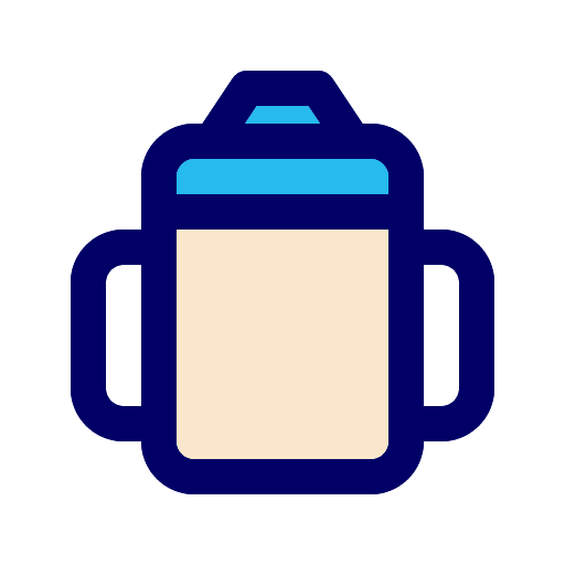 Feeding bottle toy kid and baby baby icon