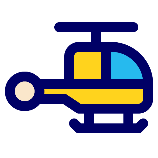 Helicopter kid and baby baby kid icon